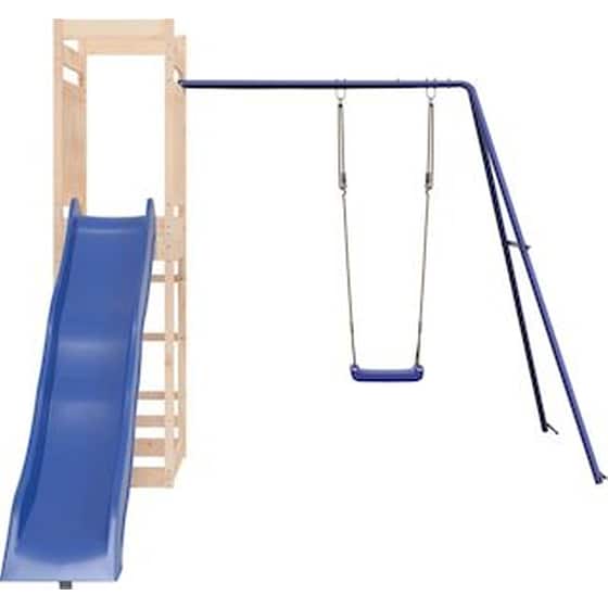 VidaXL Παιδική Χαρά Εξωτερικού Χώρου από Μασίφ Ξύλο Πεύκου image 1