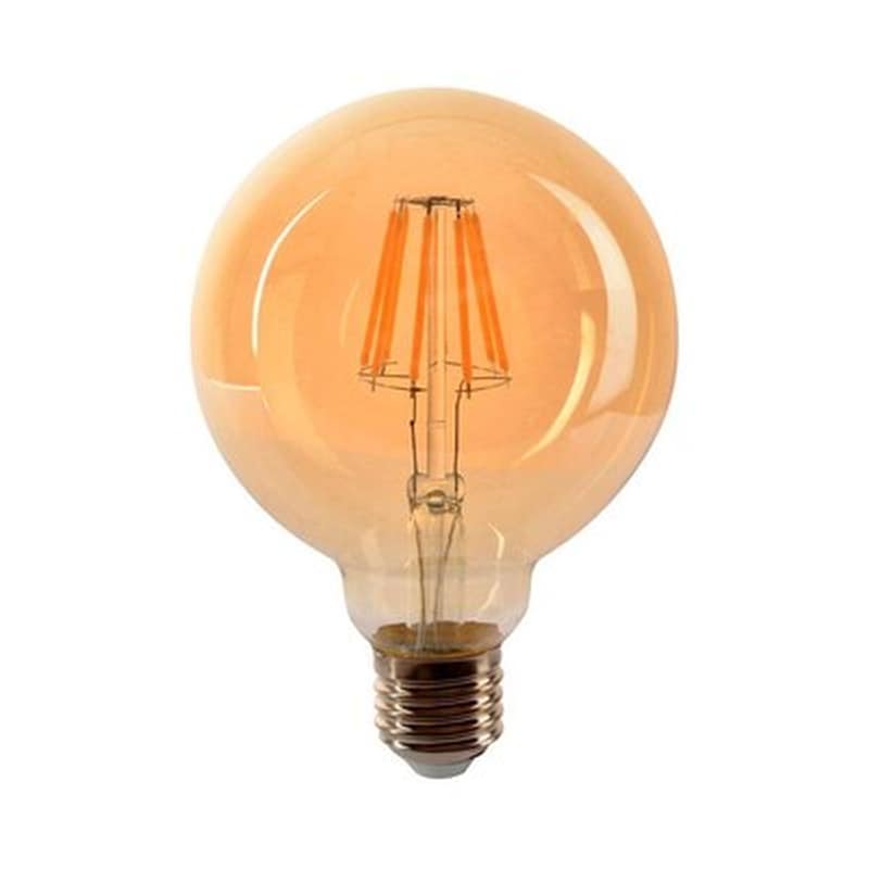 E-DAMIANAKIS Λαμπτήρας LED Filament Vito E27 G125 8w - Θερμό Λευκό