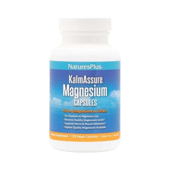 Μέταλλα Natures Plus Kalmassure Magnesium 400mg - 90 κάψουλες image 0