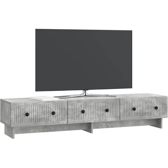 Έπιπλο Τηλεόρασης VidaXL 147x34.5x30 cm - Γκρι Σκυροδέματος image 2