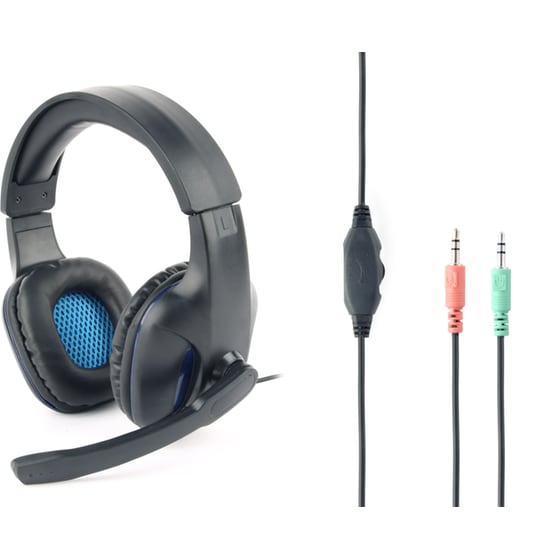 Gembird GHS-04 Gaming Ενσύρματα Ακουστικά 3.5mm - Μαύρα image 0