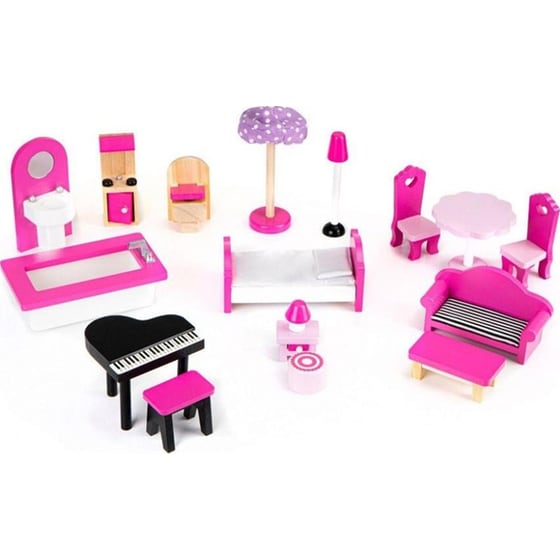 Ξύλινο Κουκλόσπιτο Maryland Τριώροφο image 1