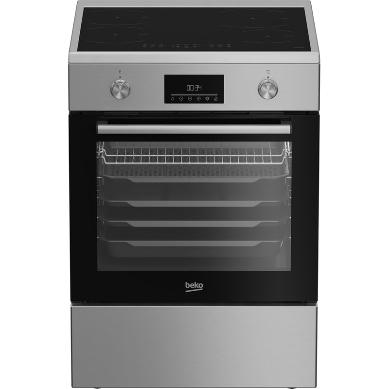 BEKO FBMA6930GX 72 Lt Inox Ηλεκτρική Κουζίνα Επαγωγική