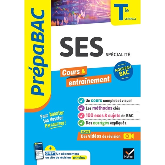 Prépabac - SES TLE Générale (spécialité) - Bac 2025 image 0
