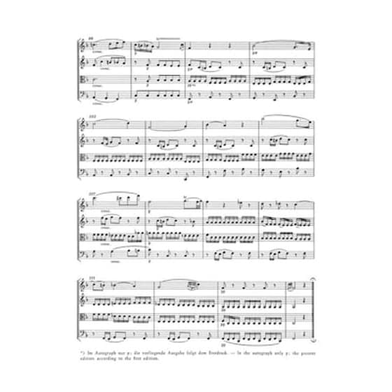 Βιβλίο Για Σύνολα Barenreiter Mozart - String Quartet In C Major Kv465 [pocket Score] image 3