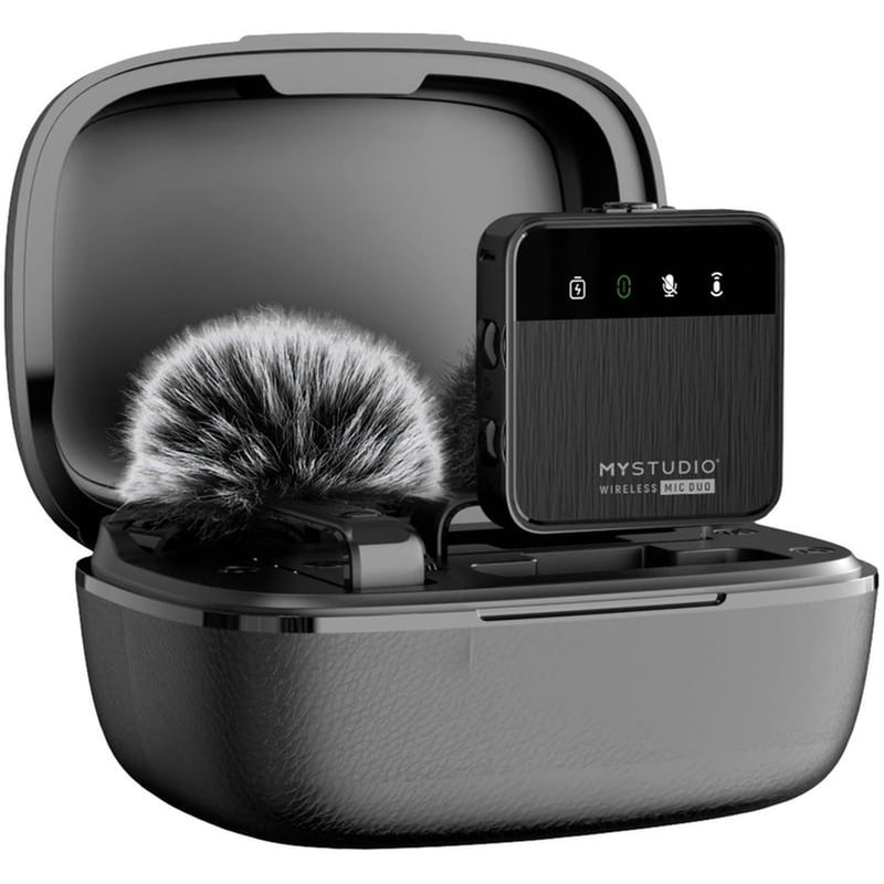 EasyPix MyStudio Duo - Σετ Δύο Μικροφώνων Μαύρο