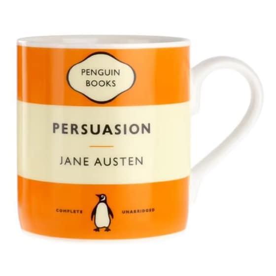 Κούπα Penguin Books Persuassion Κεραμική 236 ml - Λευκό/Πορτοκαλί image 0