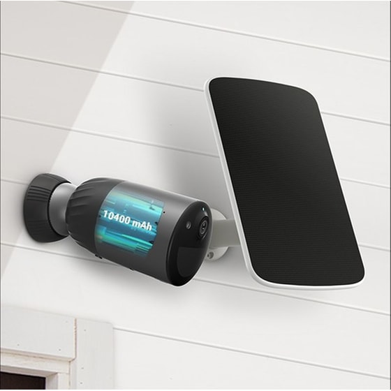 Ασύρματη IP Camera Ezviz BC1C 4K KIT Bullet / Box με WiFi & Ηλιακό Πάνελ image 1