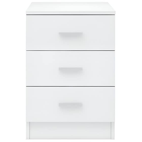 Κομοδίνo Vidaxl Από Μοριοσανίδα 2τμχ 38x35x56 cm - Λευκό image 1