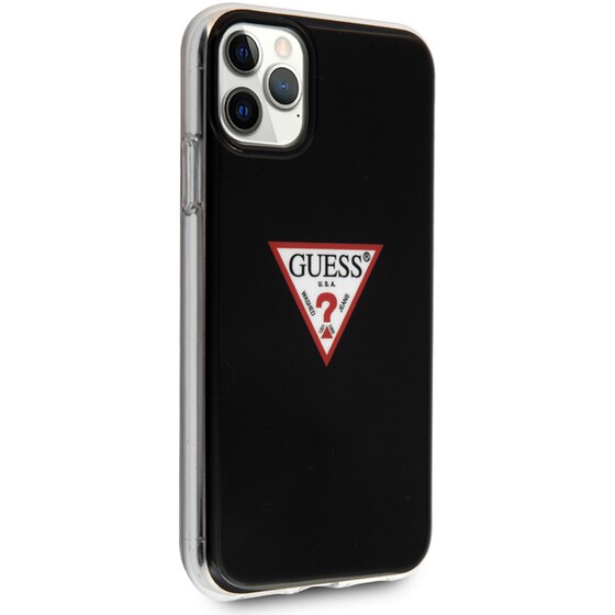 Θήκη Apple iPhone 11 Pro - Guess Triangle Logo Collection - Clear / Silver image 5