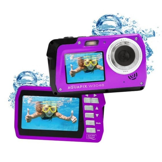 Compact Φωτογραφική Μηχανή Aquapix Wave 3048 Edge Violet image 2