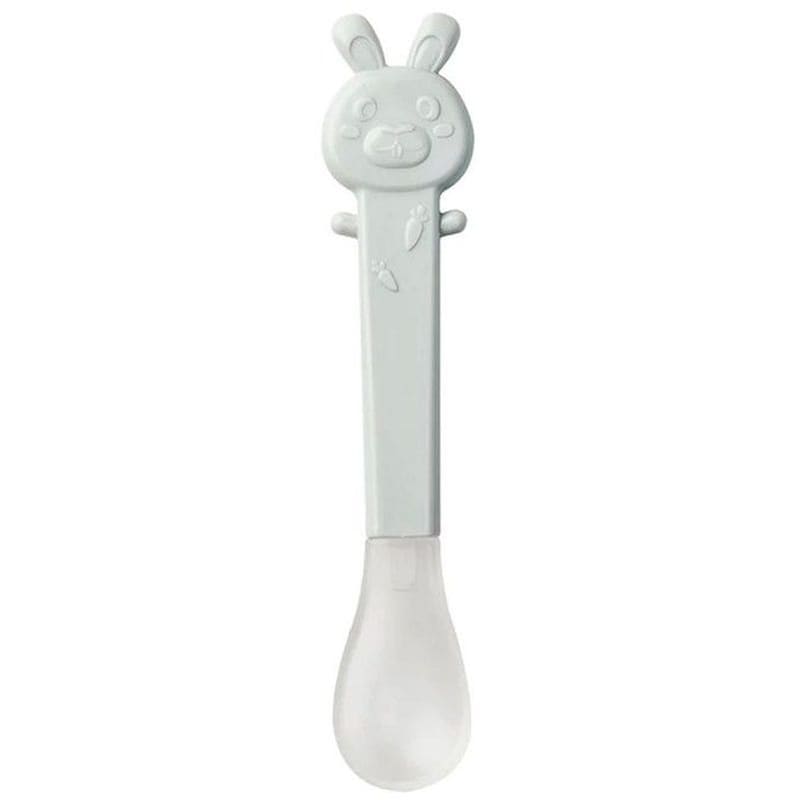 SARO Κουτάλια Φαγητού Saro Soft Tip Γκρι - 2 Τμχ