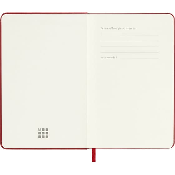 Ημερολόγιο Εβδομαδιαίο 2027 Moleskine 18Μ Pocket Hardcover Κόκκινο image 1