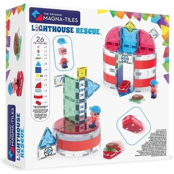 Μαγνητικό Παιχνίδι Magna-Tiles Lighthouse Rescue 26 Τεμάχια image 2