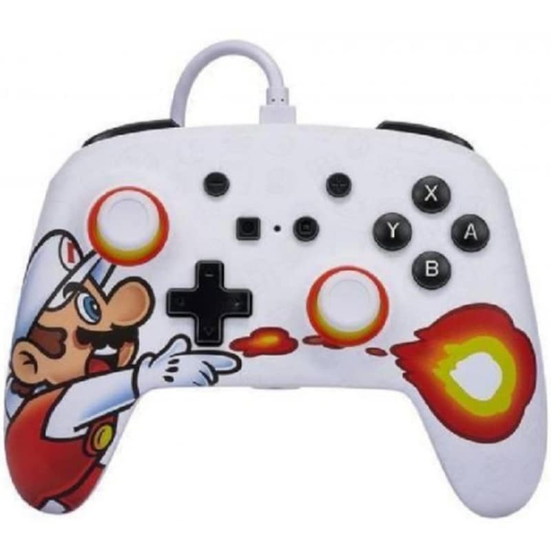 POWERA PowerA Wired Controller Enhanced - Χειριστήριο Nintendo Switch - Fireball Mario