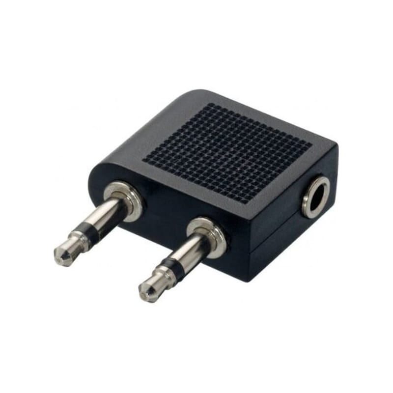 Αντάπτορας Ακουστικών Go Travel Airline 910 - Μαύρο