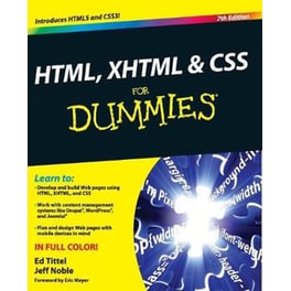 HTML, XHTML and CSS For Dummies
