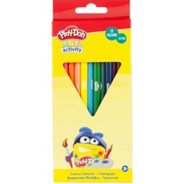 Ξυλομπογιές Play-Doh Creative Τρίγωνες 12 Τεμάχια