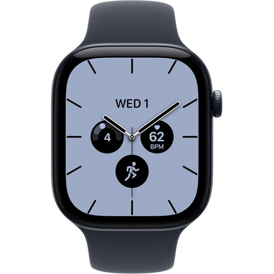 Apple Watch Series 12 GPS + Cellular 42mm Night Blue Ceramic Case with Navy Blue Sport Band - M/L image 1