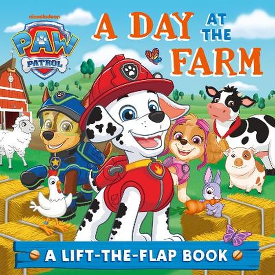 PAW Patrol A Day At The Farm Lift-the-Flap book image 0