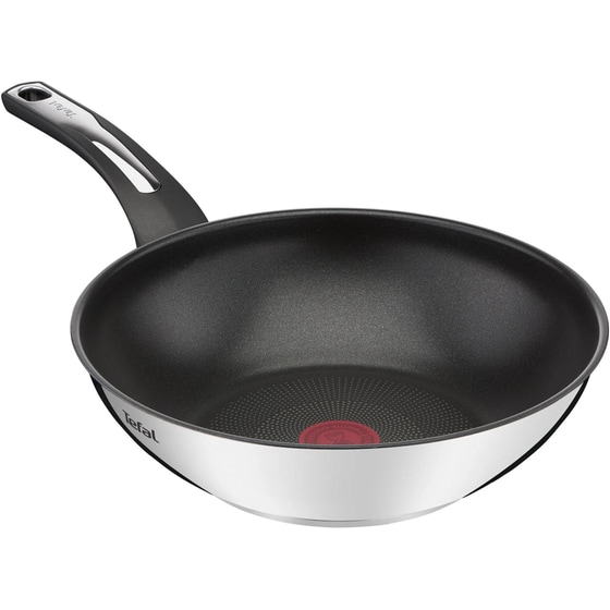 Τηγάνι Wok TEFAL EMOTION E30019 από Ανοξείδωτο Ατσάλι 28 cm image 4