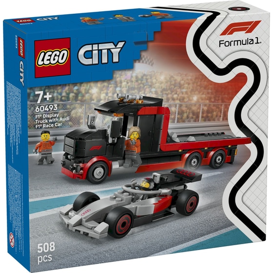 LEGO® City F1® Display Truck with Audi F1® Race Car (60493) image 0