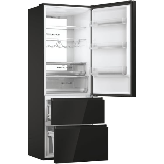 HAIER HTW7720DNGB Total No Frost 483 Lt Μαύρο Ψυγειοκαταψύκτης image 2