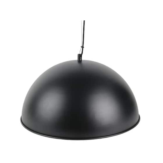 Κρεμαστό Μεταλλικό Φωτιστικό Οροφής Σε Μαύρο Χρώμα 50x50x30cm image 1