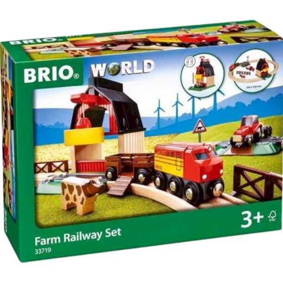 Brio World  Σετ Παιχνιδιού Αγρόκτημα με Σιδηροδρομικό & Τρενάκι (33719) image 0