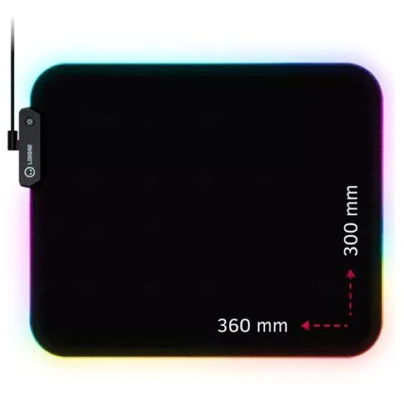 LORGAR Lorgar LRG-GMP913 RGB Gaming Mousepad Large Black