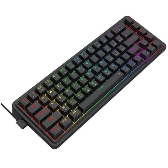 Redragon K709 Gaming Μηχανικό Ενσύρματο USB Πληκτρολόγιο RGB Μαύρο (US) image 5