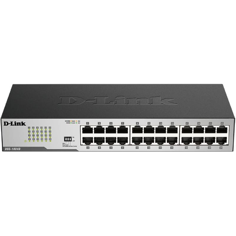 D-Link D-Link Network Switch Unmanaged L2 10/100/1000 Mbps με 24 Θύρες
