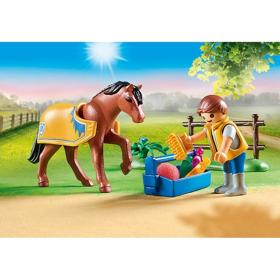 PLAYMOBIL® Country Αναβάτης με Welsh πόνυ (70523) image 1
