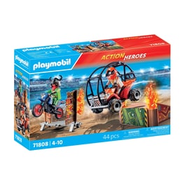 Playmobil Ακροβατικά με Γουρούνα και Μηχανή (71808)
