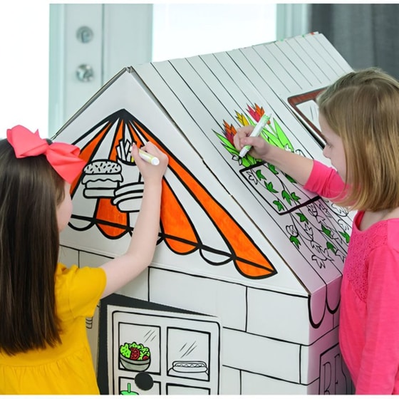 Κατασκευή Χαρτόσπιτο Δημιουργικότητας (μαγαζάκι) image 1