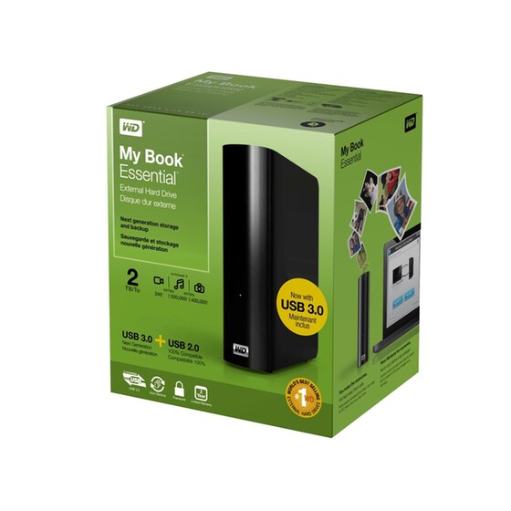 HD WD MYBOOK ESSENTIAL 2TB WDBACW0020HBK image 3