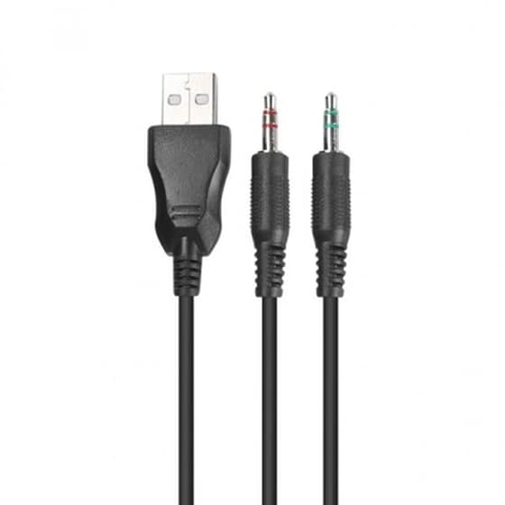Marvo HG8901 Gaming Ενσύρματα Ακουστικά 3.5mm/USB με RGB Φωτισμό - Μαύρα image 3