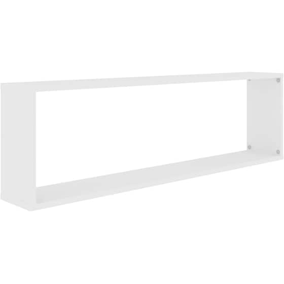 Ράφια Τοίχου VidaXL από Μοριοσανίδα 100x15x30 cm 4 Τμχ - Λευκό image 2