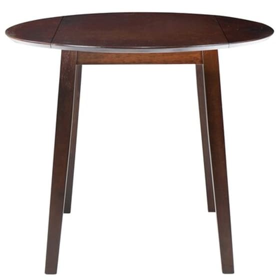 Τραπεζαρία Vidaxl Στρογγυλή από Mdf Πτυσσόμενη - Καφέ image 4