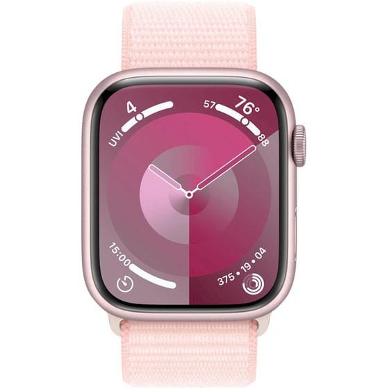 Apple Watch Series 9 Aluminium Pink GPS 45mm - Pink Band Loop image 2