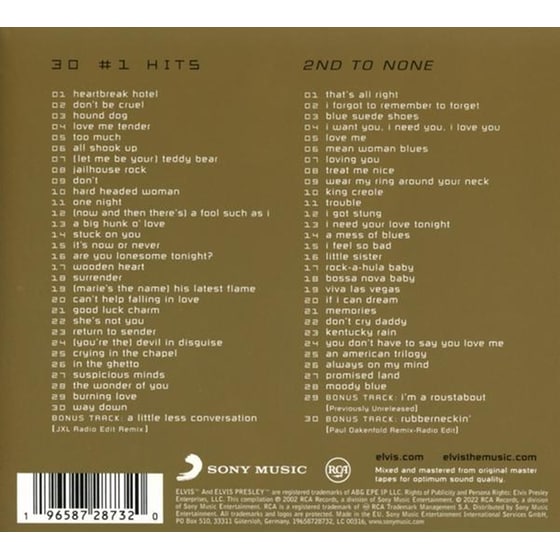 Elvis Presley 30 #1 Hits Expanded Edition image 1