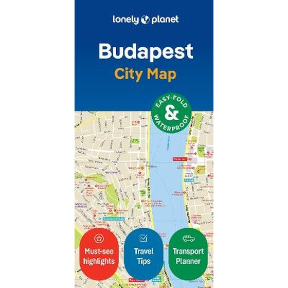 Lonely Planet Budapest City Map image 0