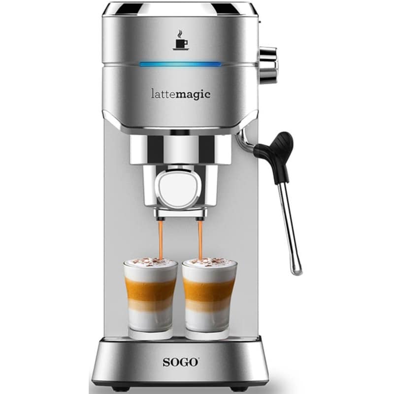 Μηχανή Espresso SOGO CAF-SS-7600 1450 W 15 bar Ασημί