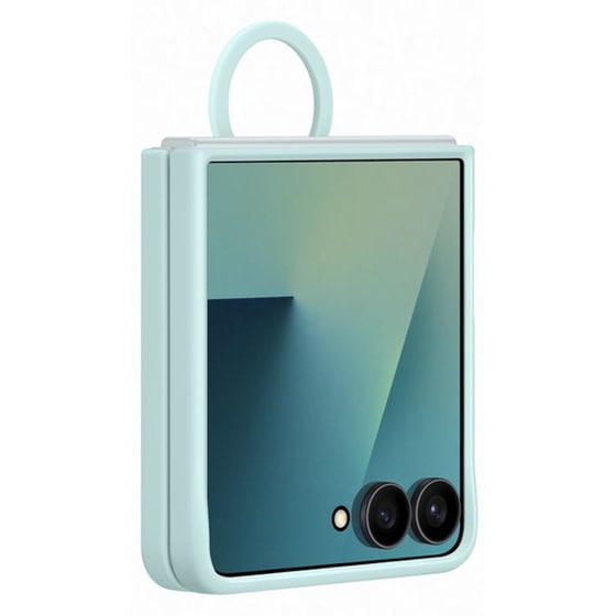 Θήκη Samsung Galaxy Z Flip7 - Samsung Ring Silicone Case - Mint image 2