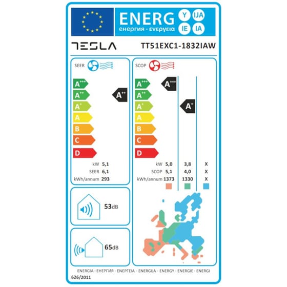 TESLA Ambient TT51EXC1-1832IAW Κλιματιστικό Inverter 18.000 BTU A++/A+++ με WiFi image 4
