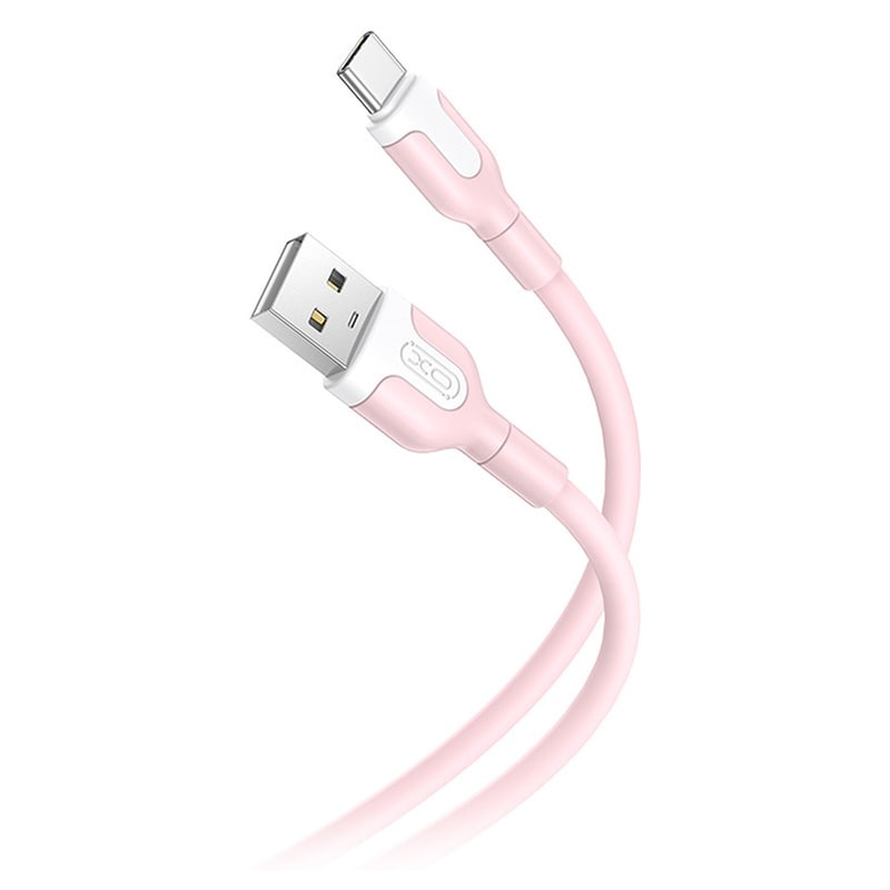 Καλώδιο XO NB212 USB-A Male σε USB-C Male 1m - Ροζ