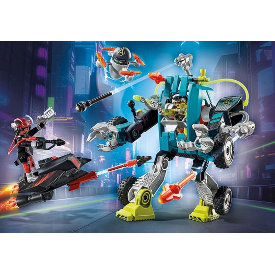 PLAYMOBIL® Ρομπότ εναντίον Τζετ (71578) image 2