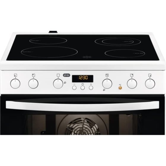 ZANUSSI ZCV65330WA 73 Lt Λευκό Ηλεκτρική Κουζίνα Κεραμική image 3