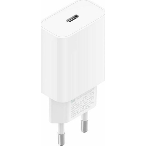 Φορτιστής Πρίζας Xiaomi Usb-C 3A 20W - White image 2