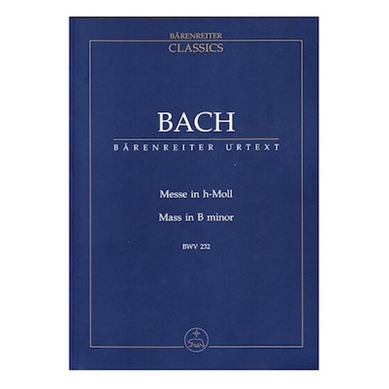 Βιβλίο Για Σύνολα Barenreiter Bach - Mass In B Minor Bwv 232 [ Pocket Score] image 0